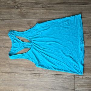Alo Blue Racerback Tank Top